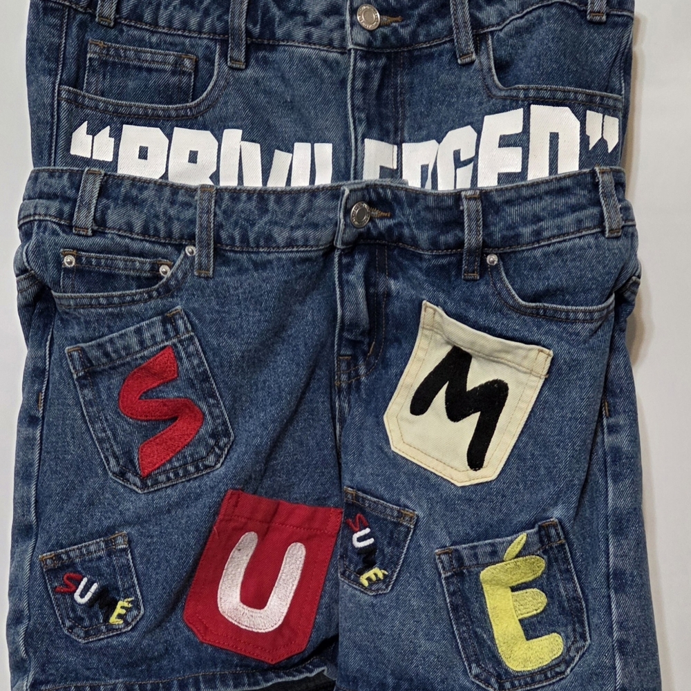 Sume Denim Double Waisted Men's Jorts SIZE 28